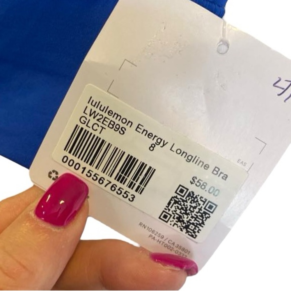 lululemon athletica Royal Blue Strappy Tank Top - Picture 4 of 5